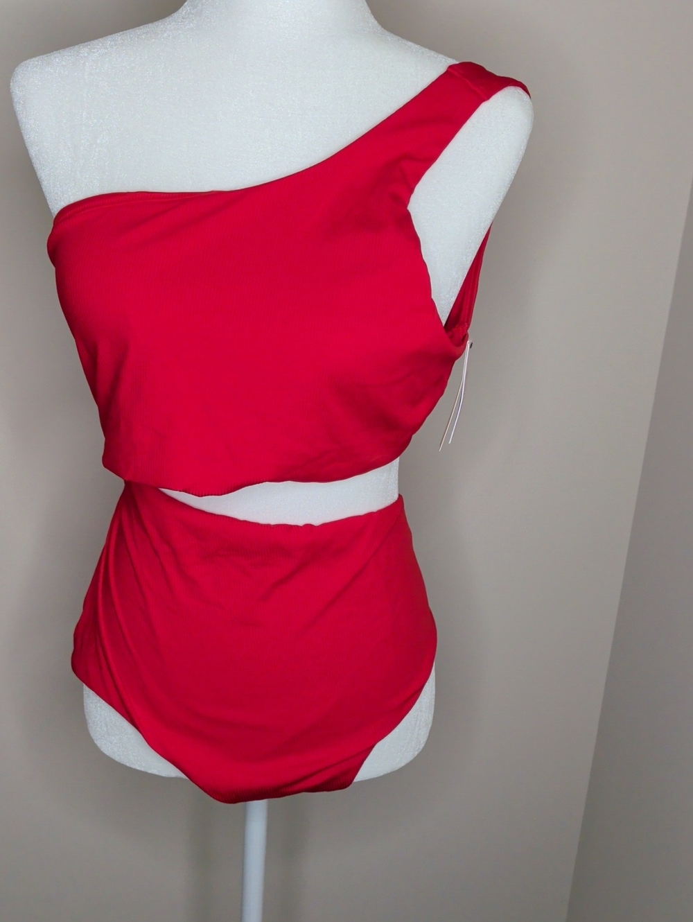 Victoria's Secret Swim One-Shoulder Red One Piece Size XL